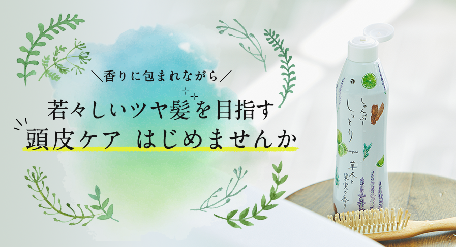 若いツヤ髪を目指す頭皮ケア